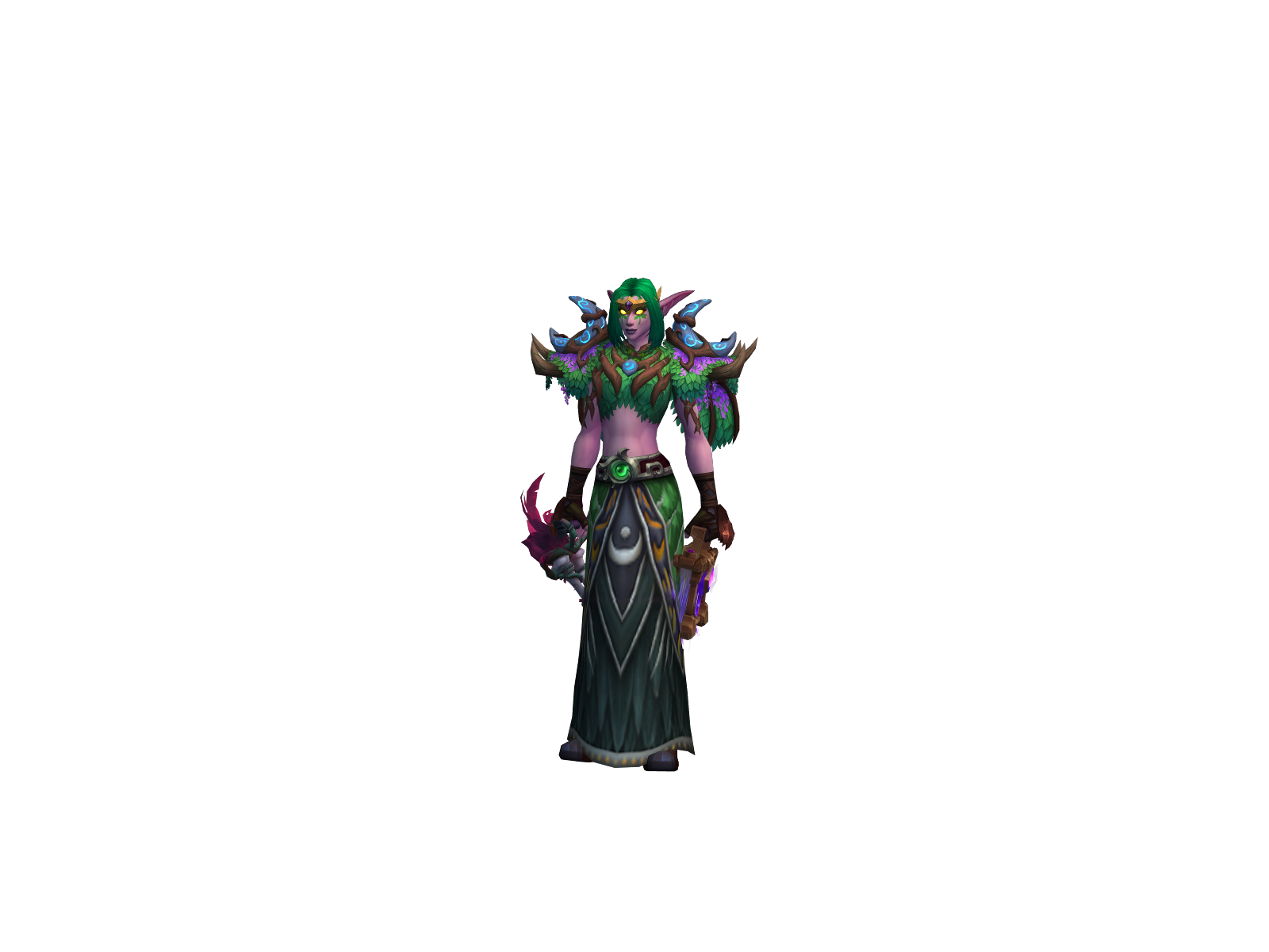 Pickleniple 3D character render