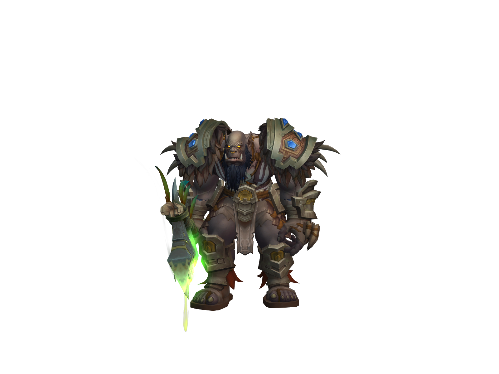 Gromkhor 3D character render