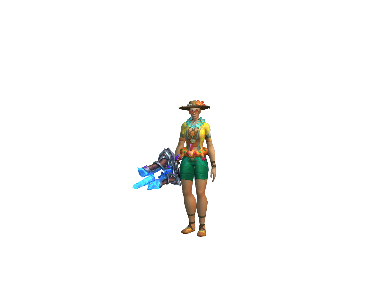 Líné 3D character render