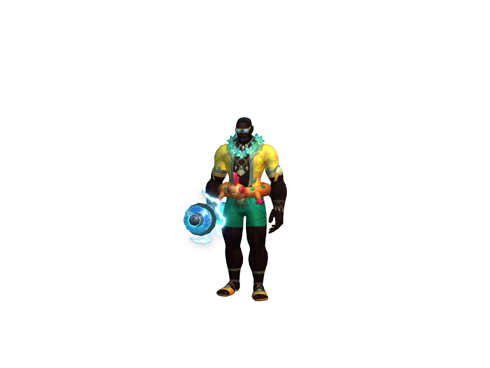 Babyrip 3D character render