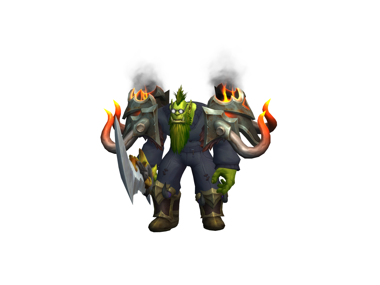 Spinecleaver 3D character render