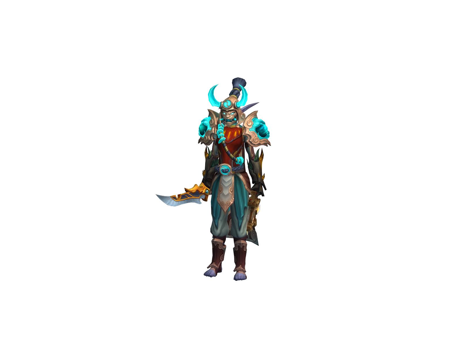 Amaragos 3D character render