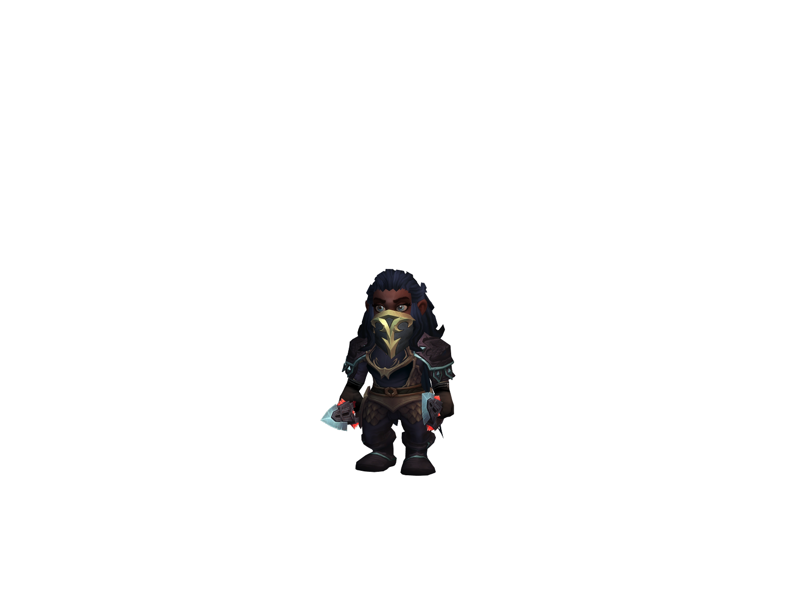Sadass 3D character render