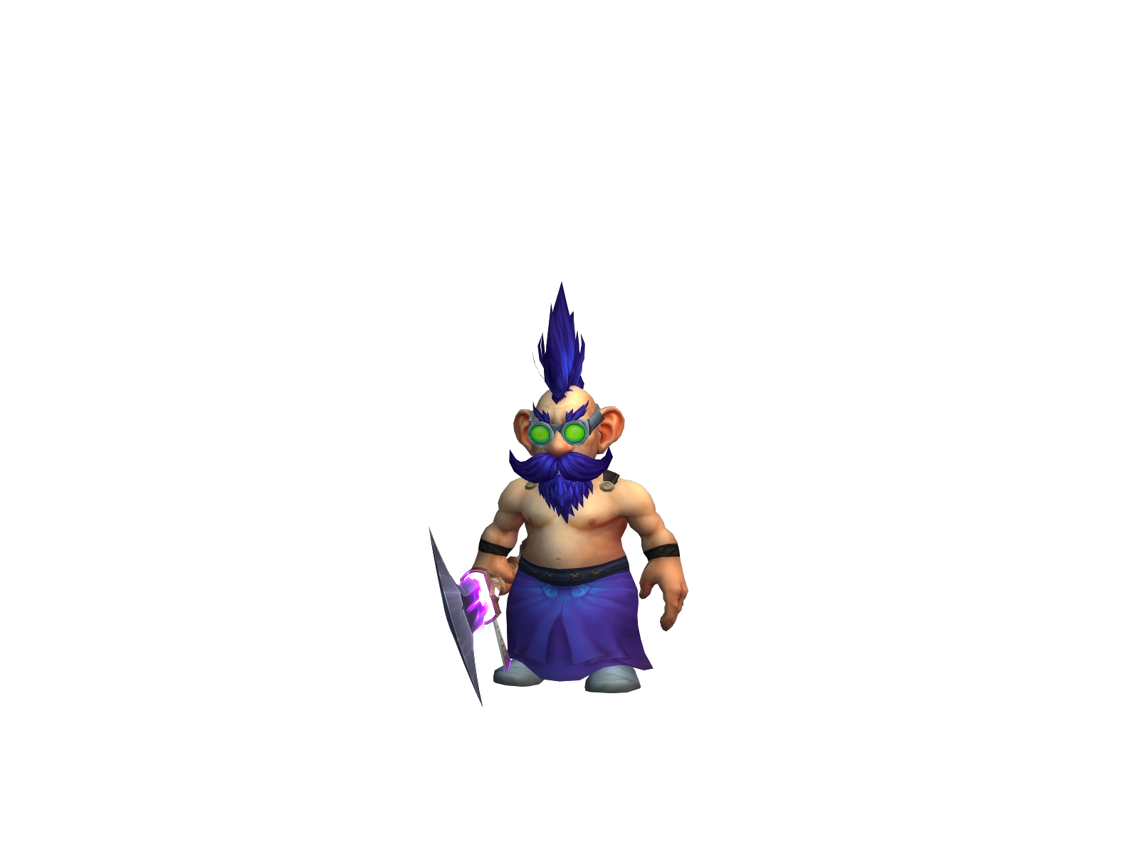 Zephwack 3D character render