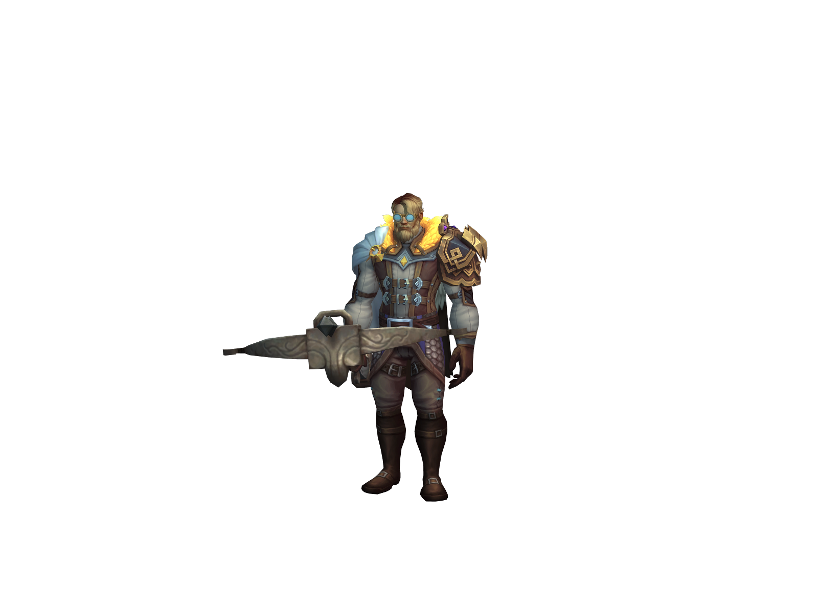 Vesuer 3D character render