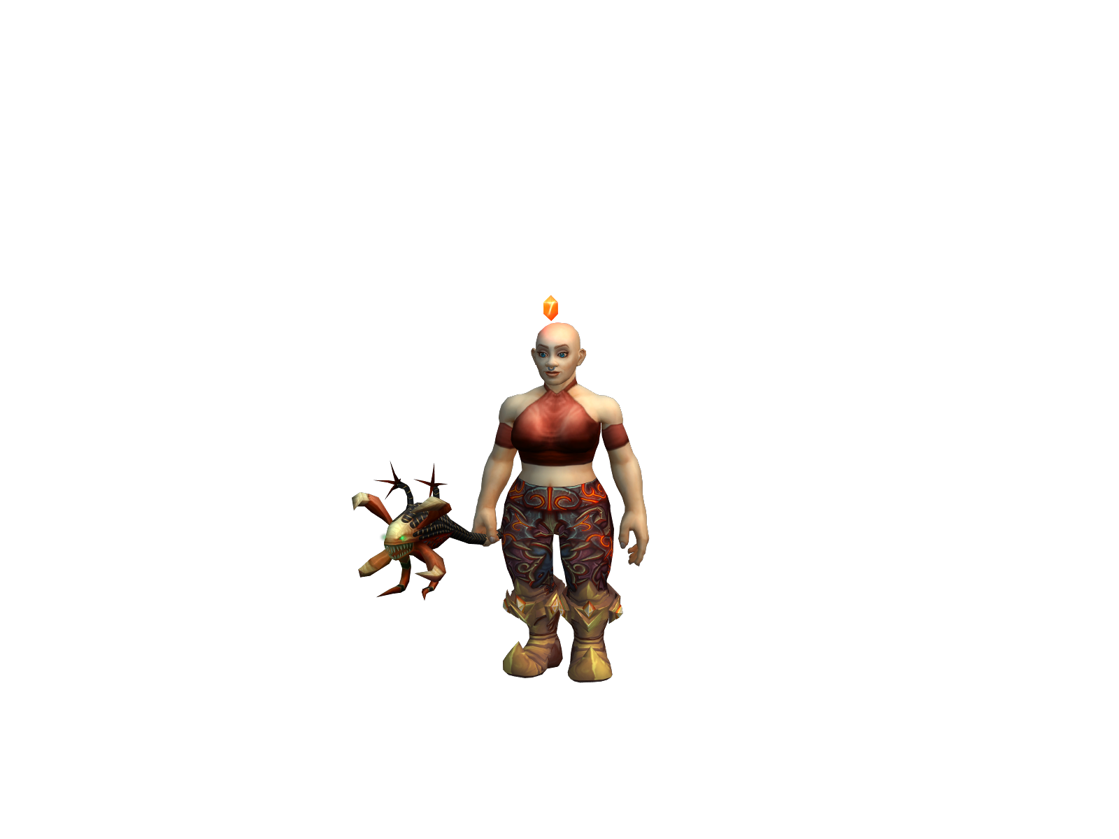 Bblburger 3D character render