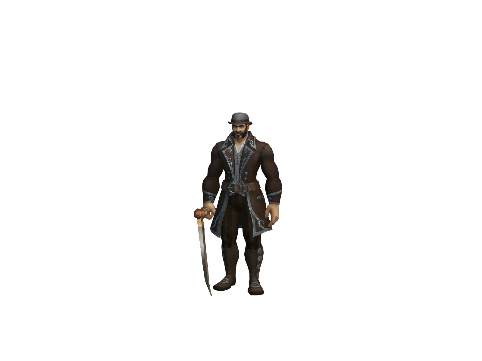Croplock 3D character render
