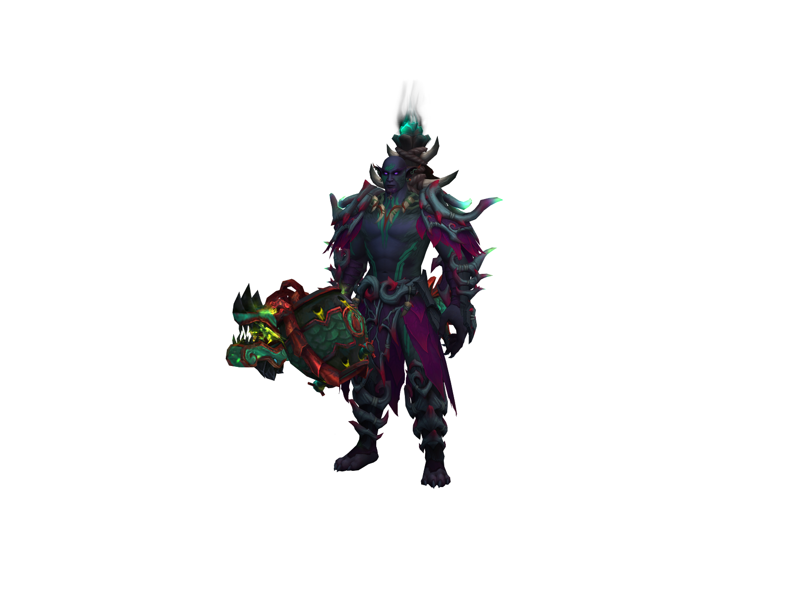 Thunderin 3D character render