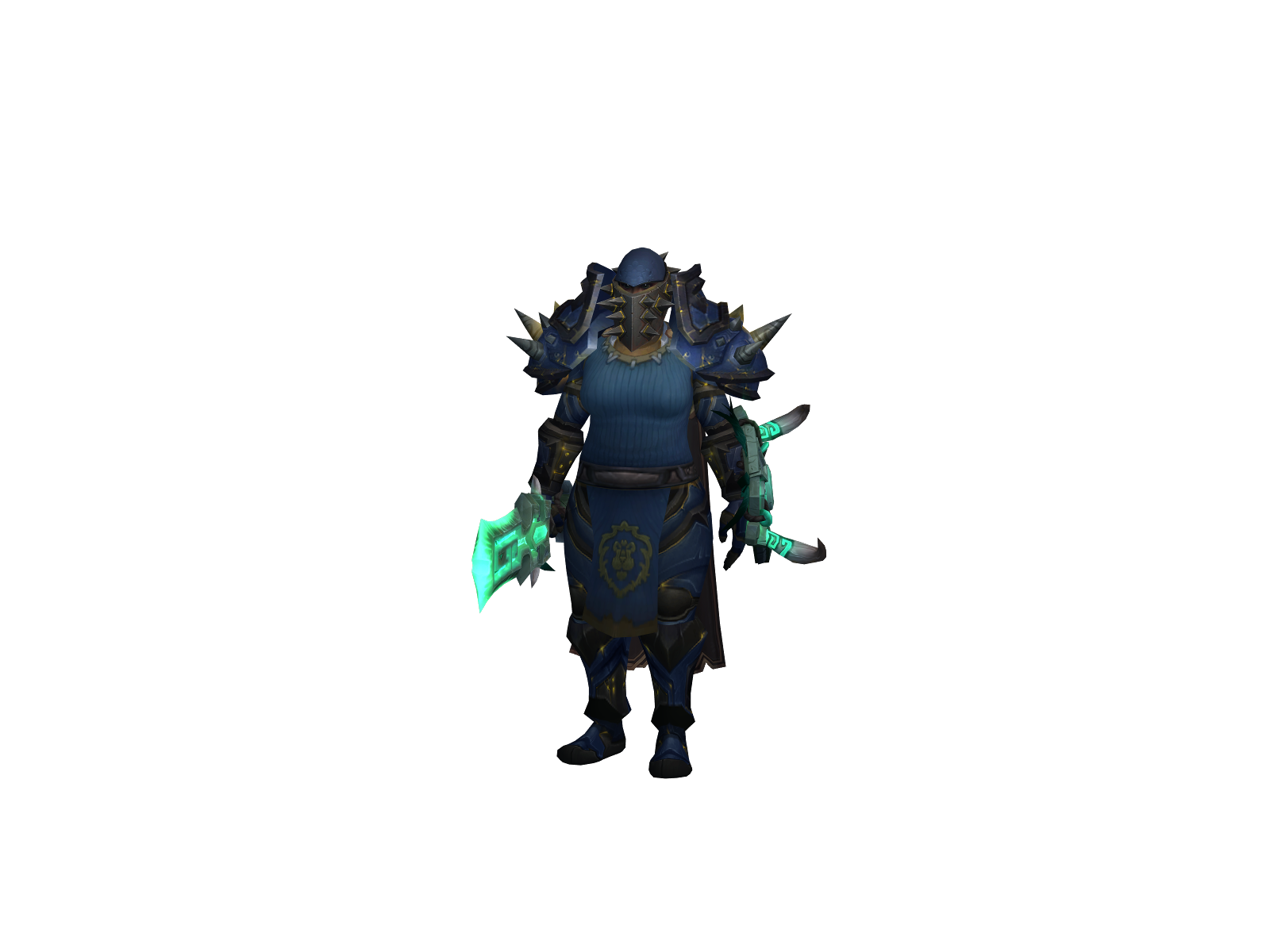 Thickwarrior 3D character render