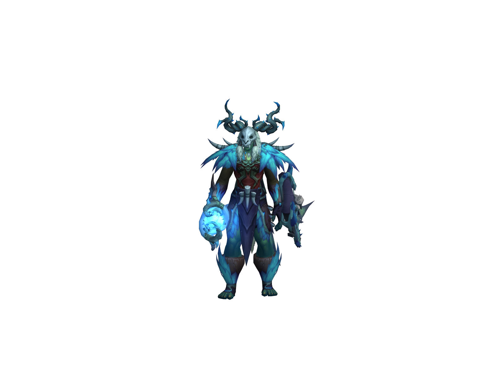 Evolutionist 3D character render
