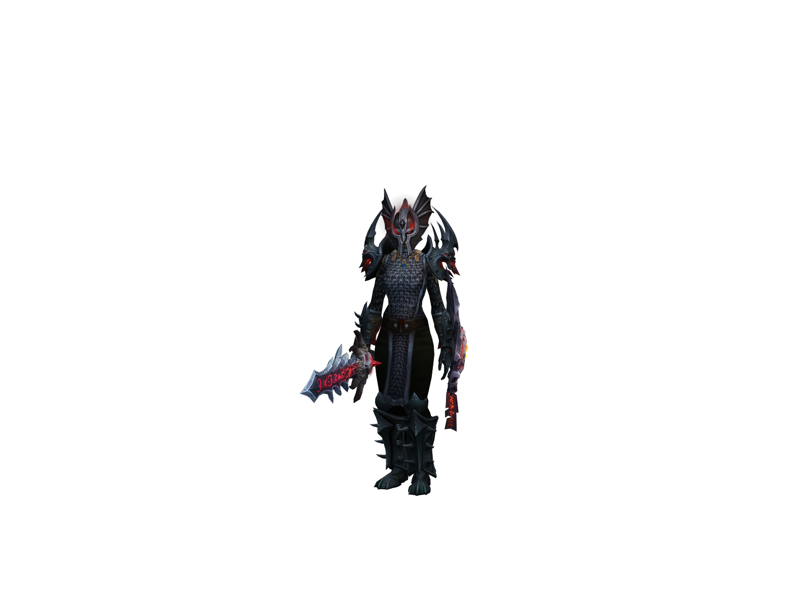 Alphashield 3D character render