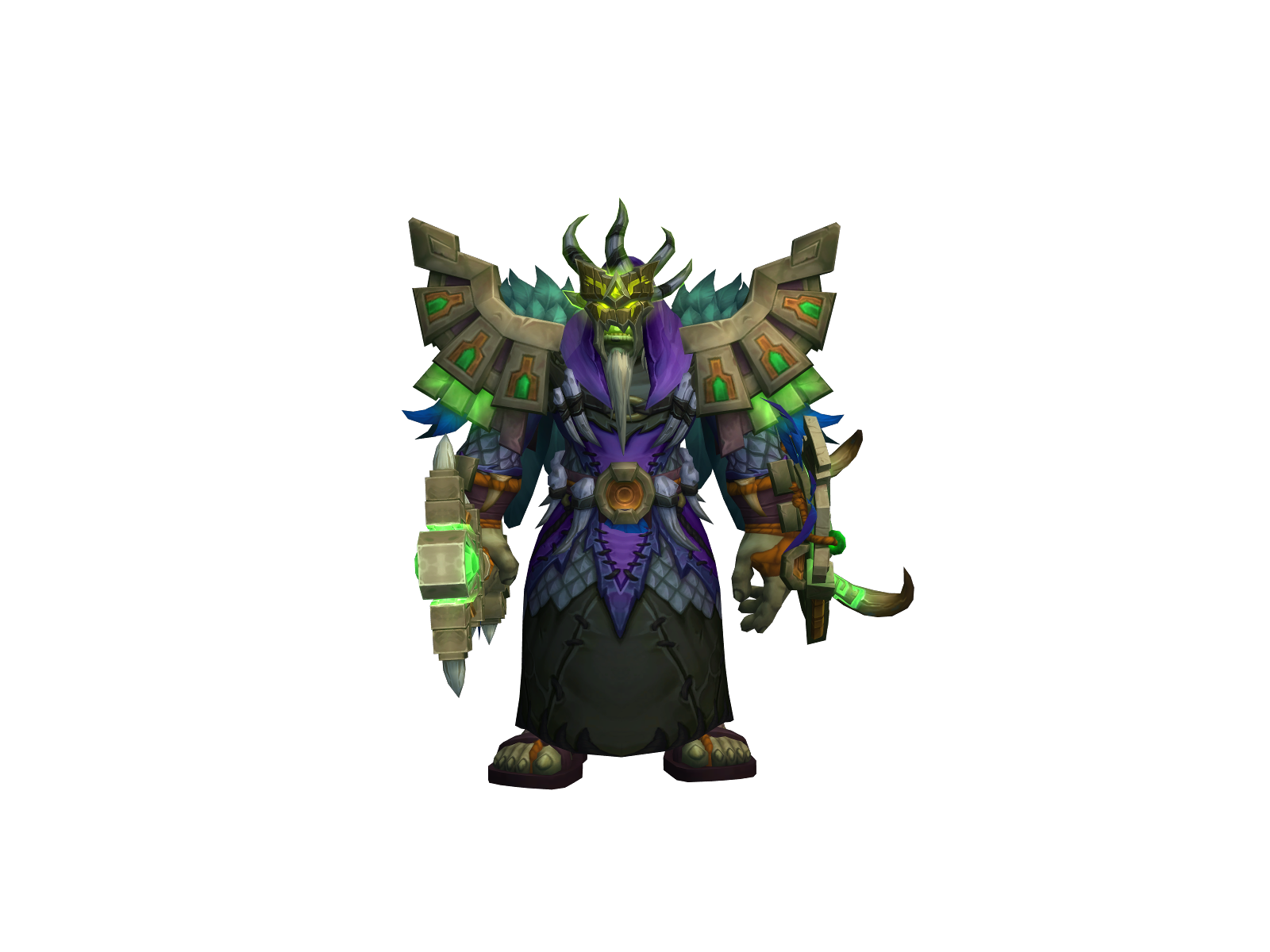 Kalusk 3D character render