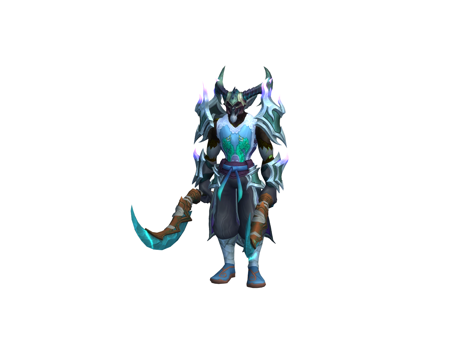 Dammaged 3D character render