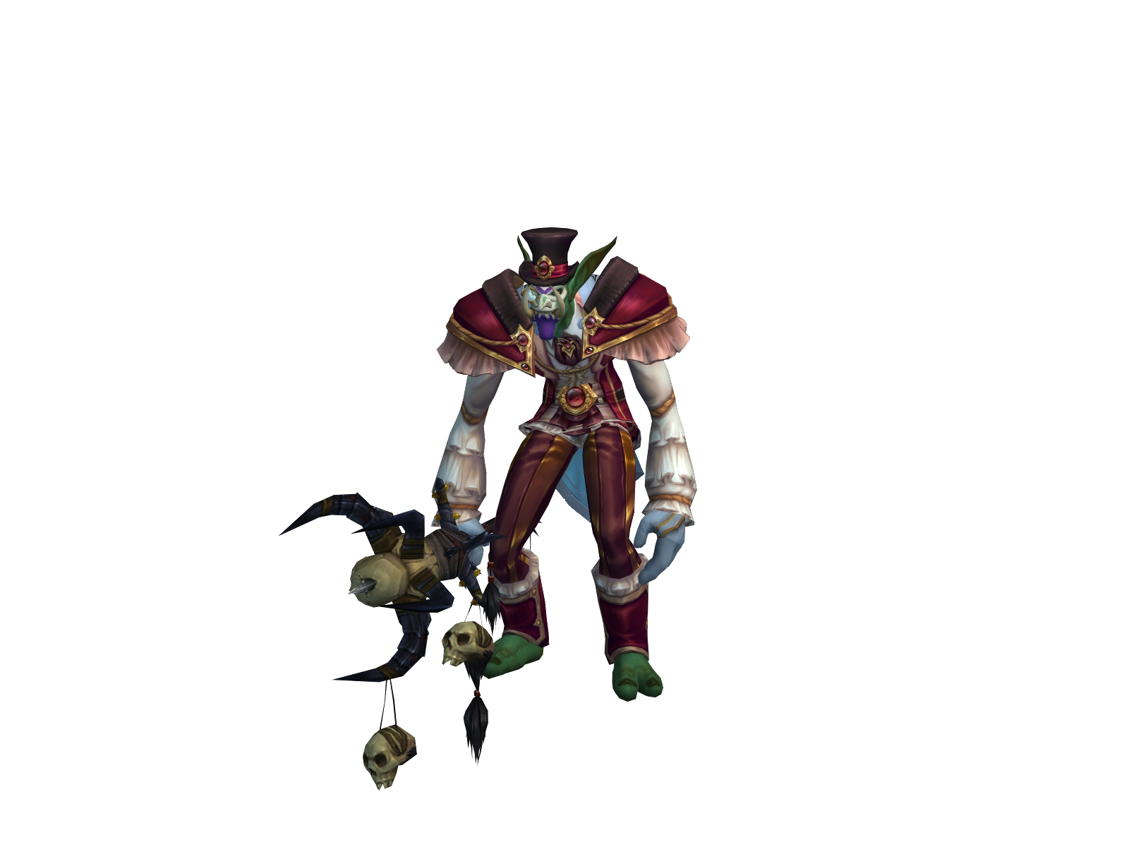 Crunk 3D character render