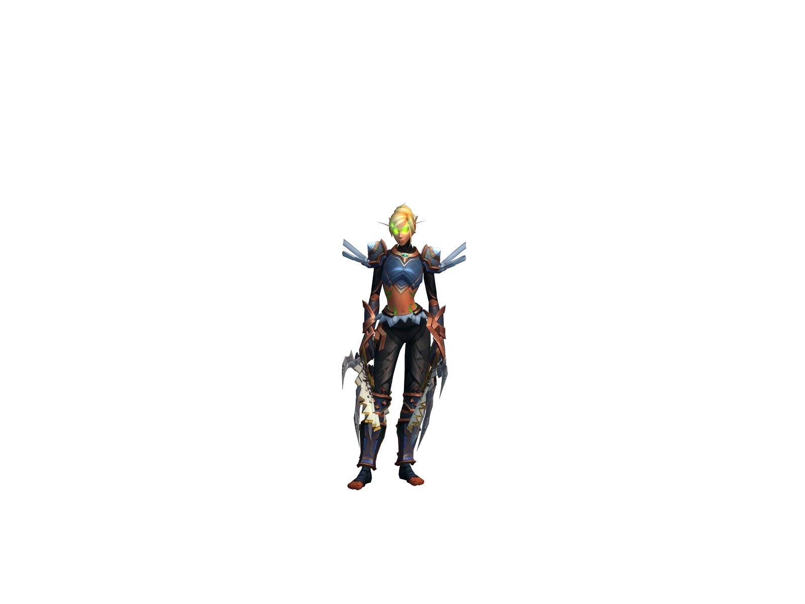 Trickblazer 3D character render