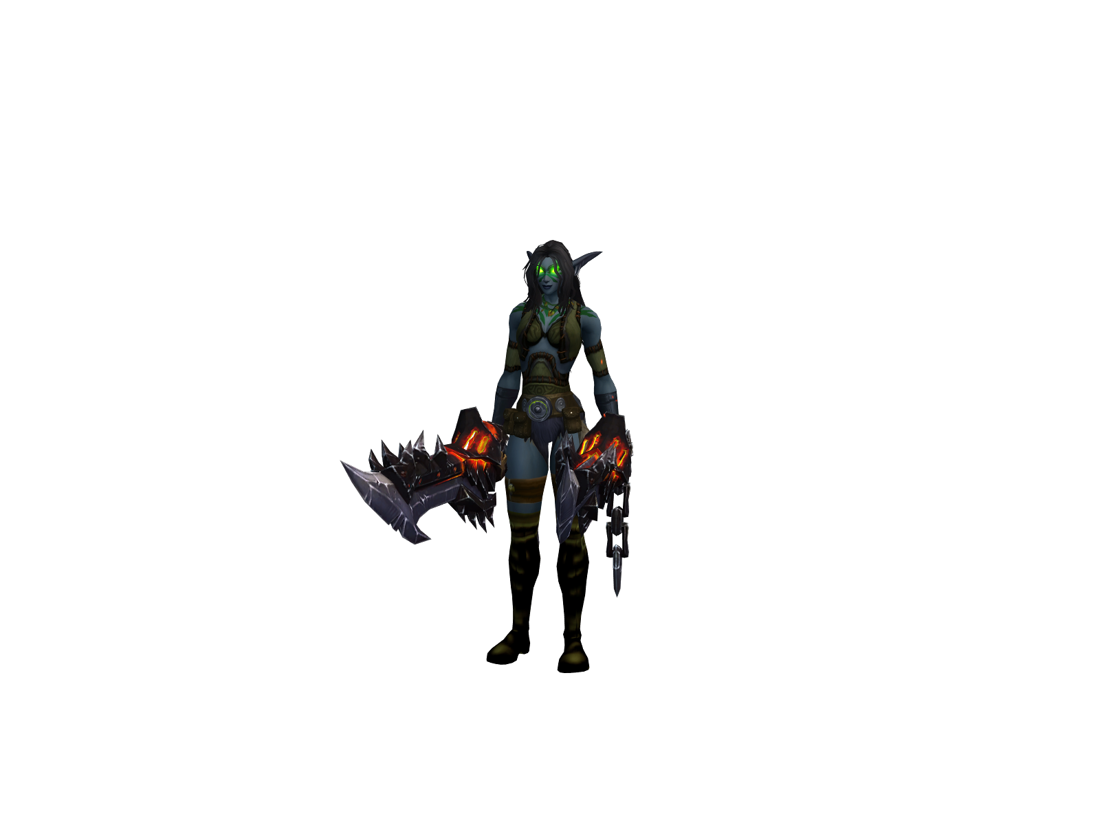 Moaß 3D character render