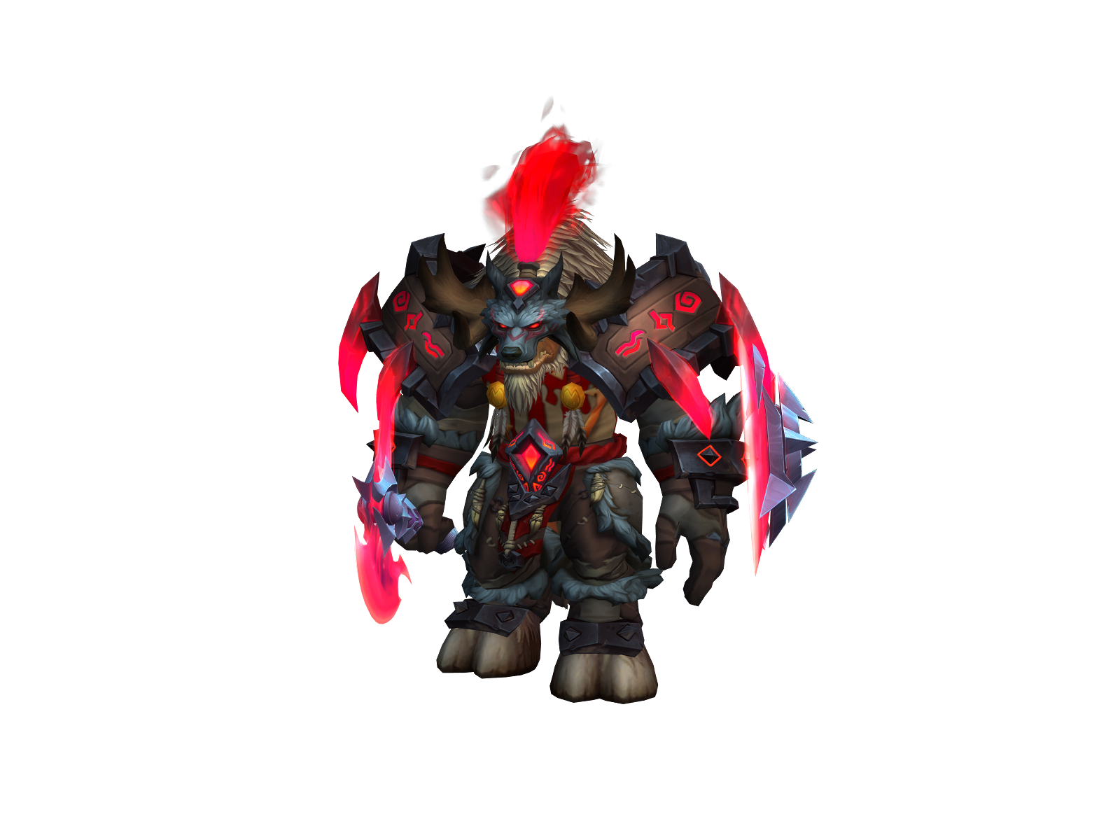 Tribalfury 3D character render