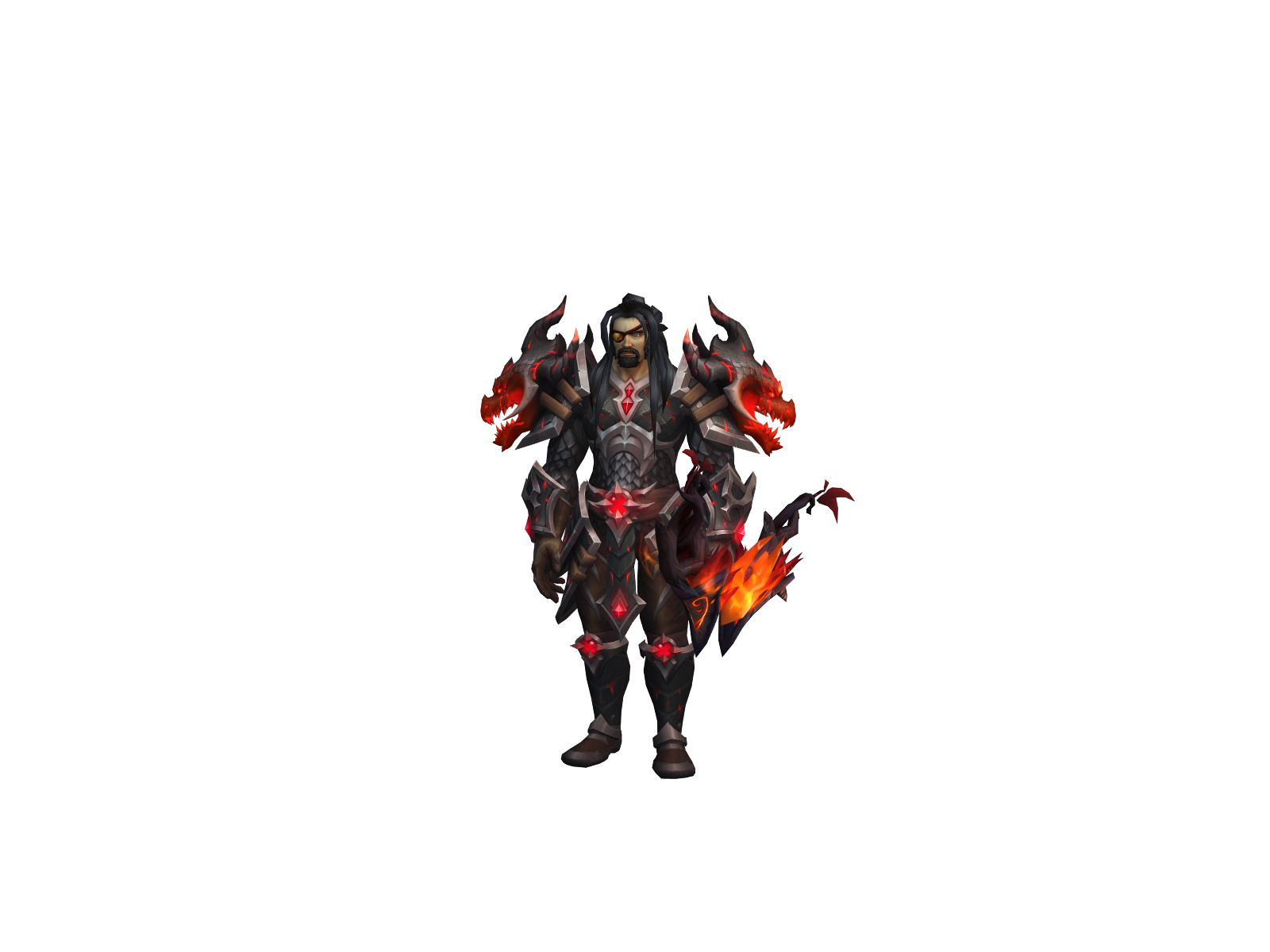 Hådoouken 3D character render