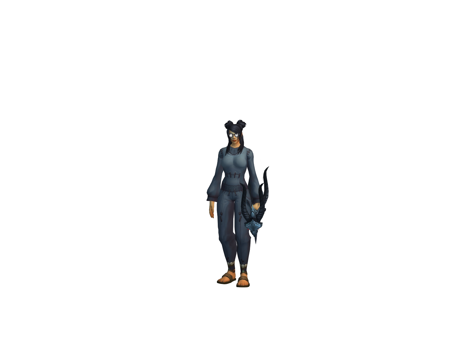 Kitedqt 3D character render