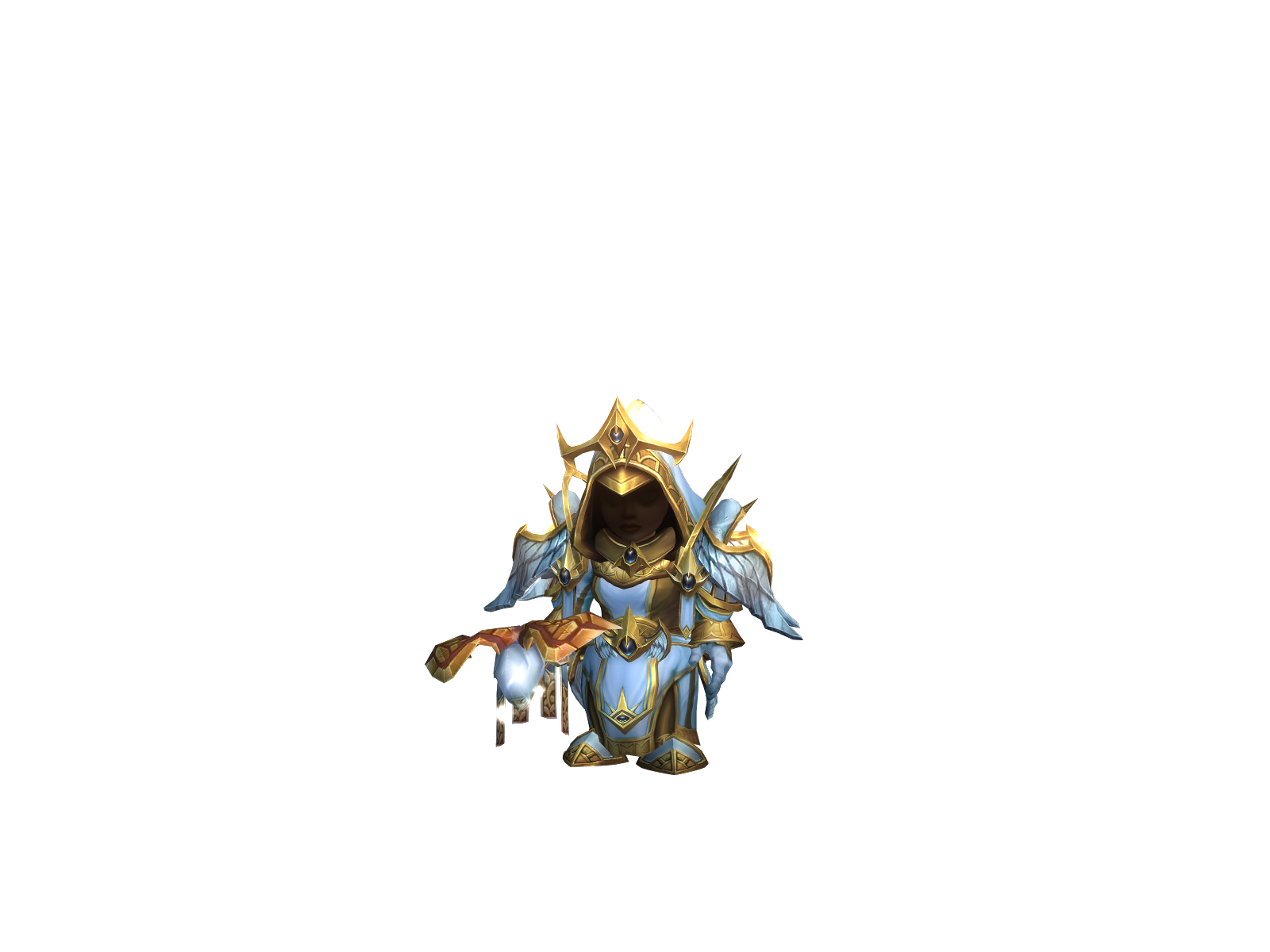 Anbupriest 3D character render