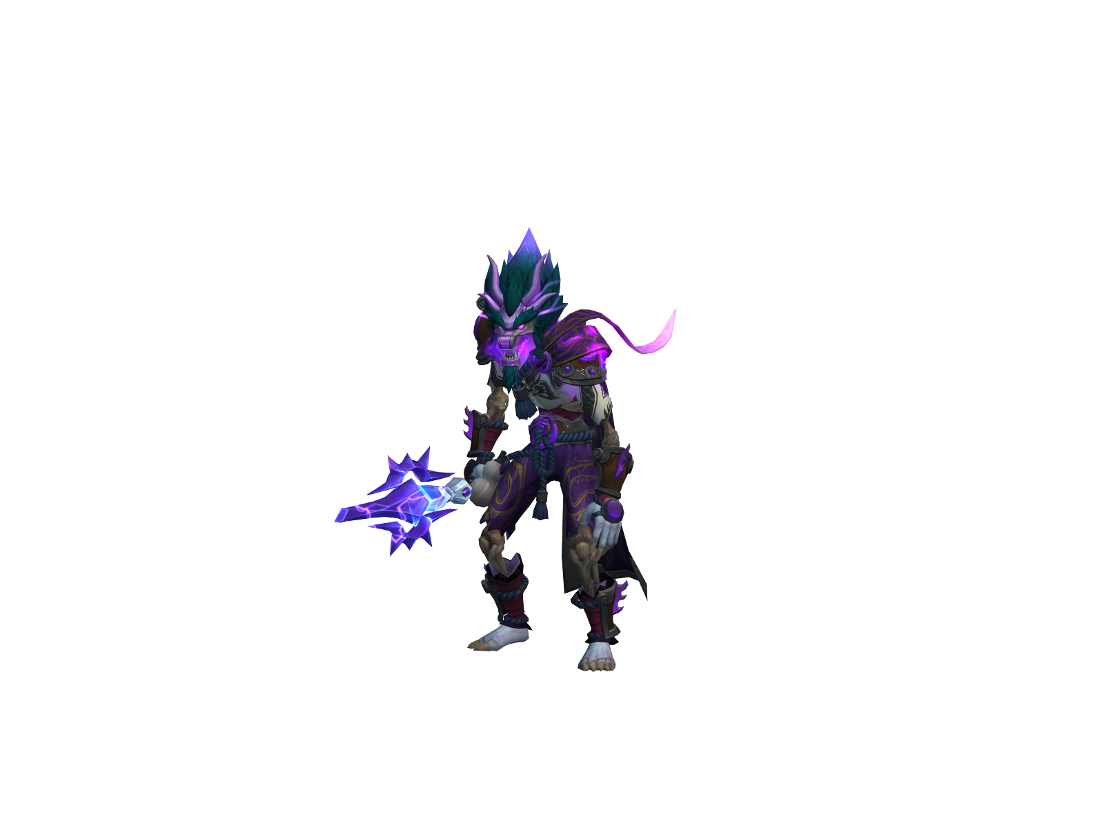 Fistwither 3D character render