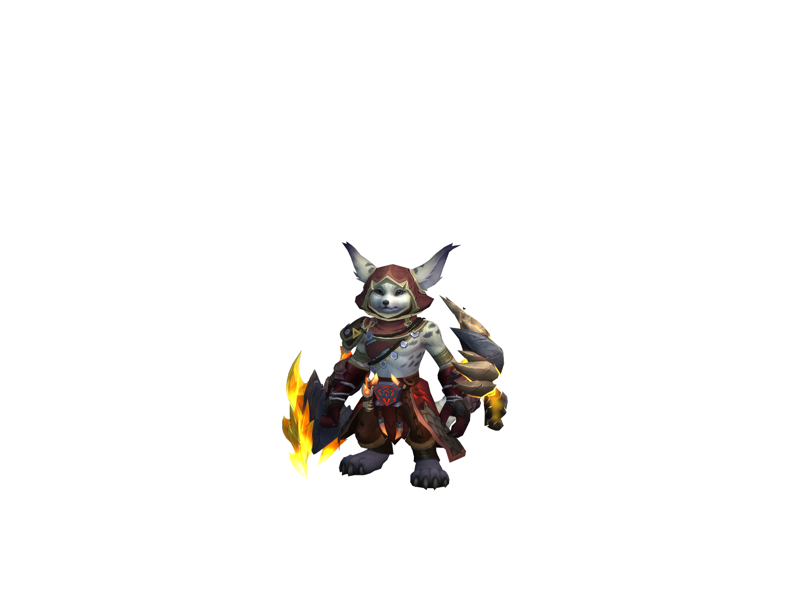 Temoc 3D character render