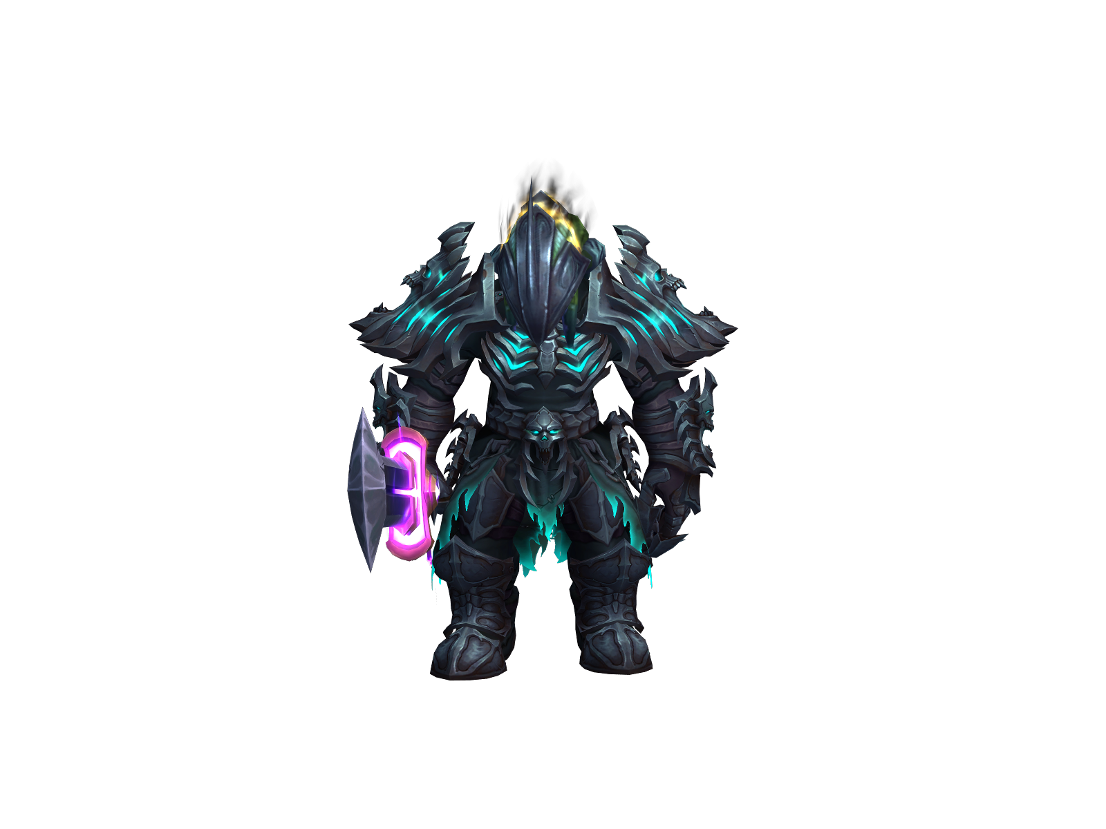 Ghostblight 3D character render