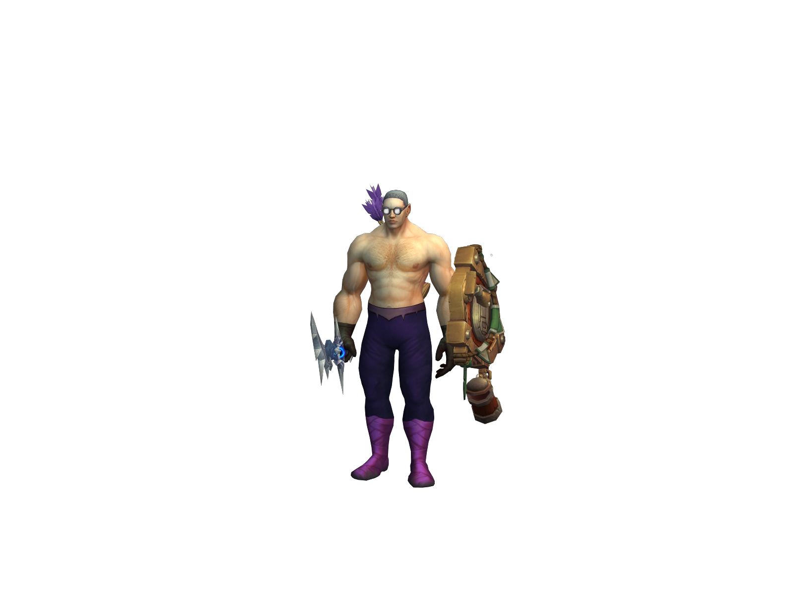 Areolaf 3D character render