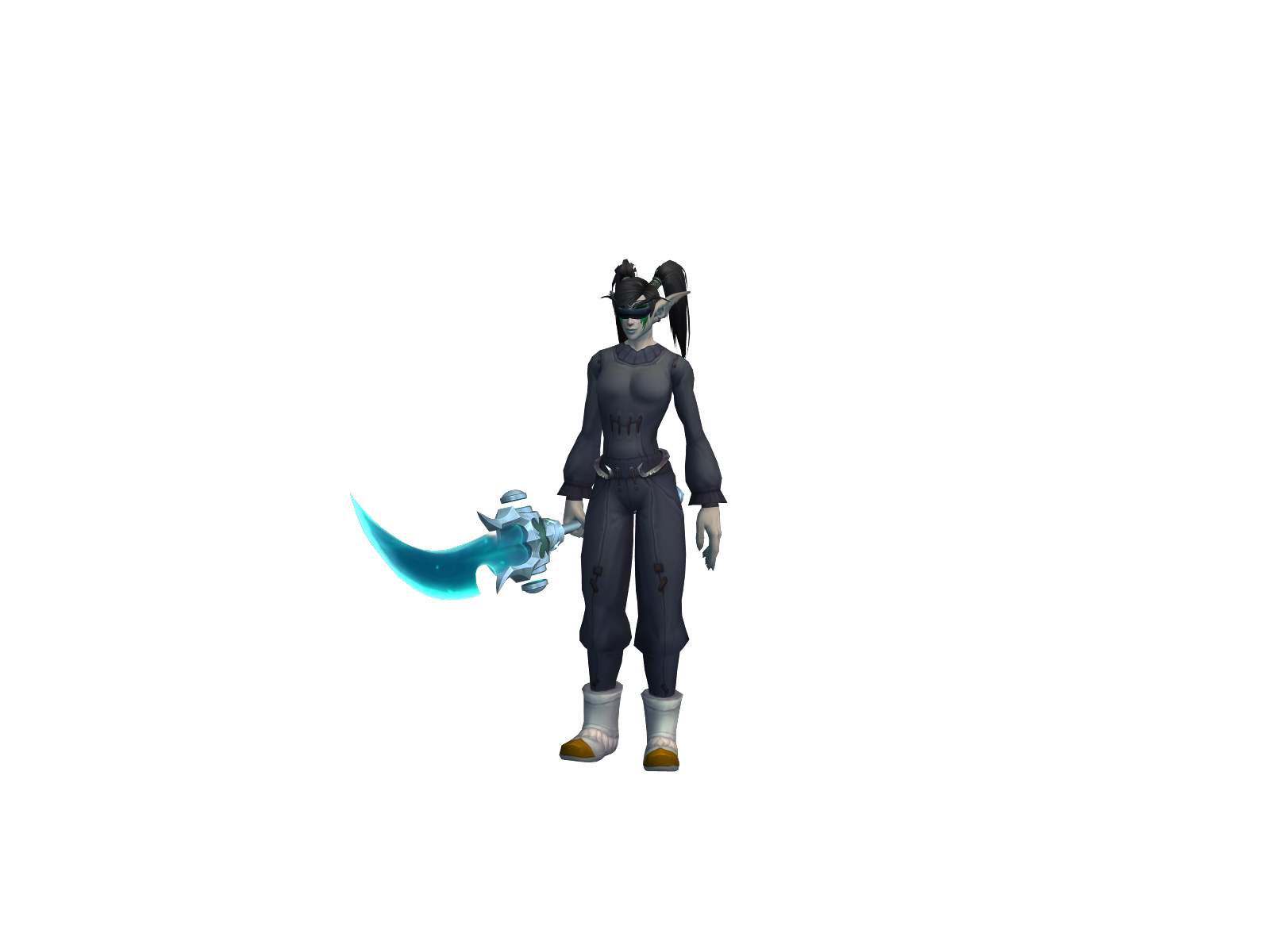 Binrippin 3D character render