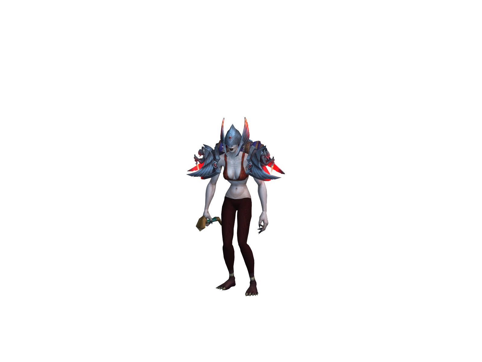 Meannut 3D character render