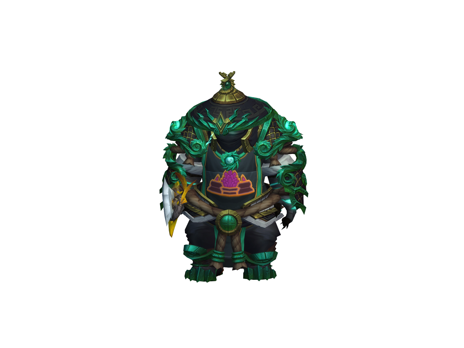 Skottykarate 3D character render