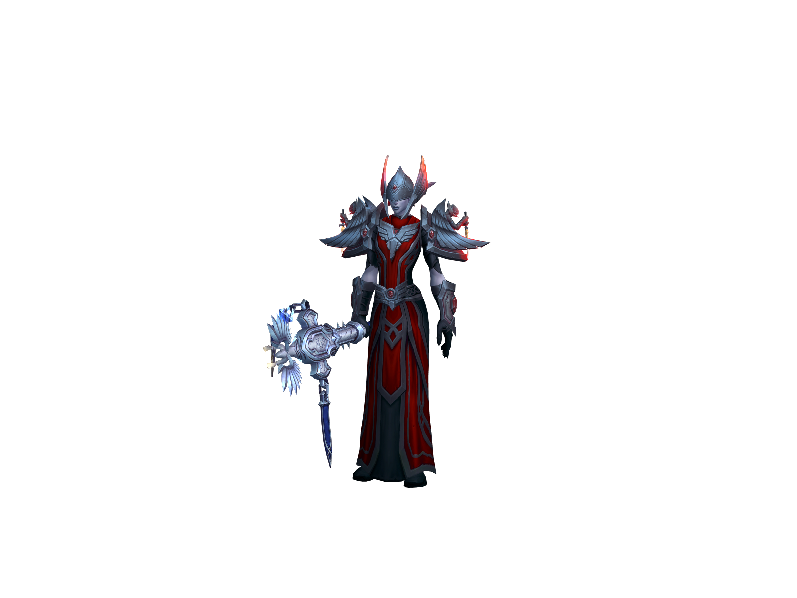 Graupels 3D character render