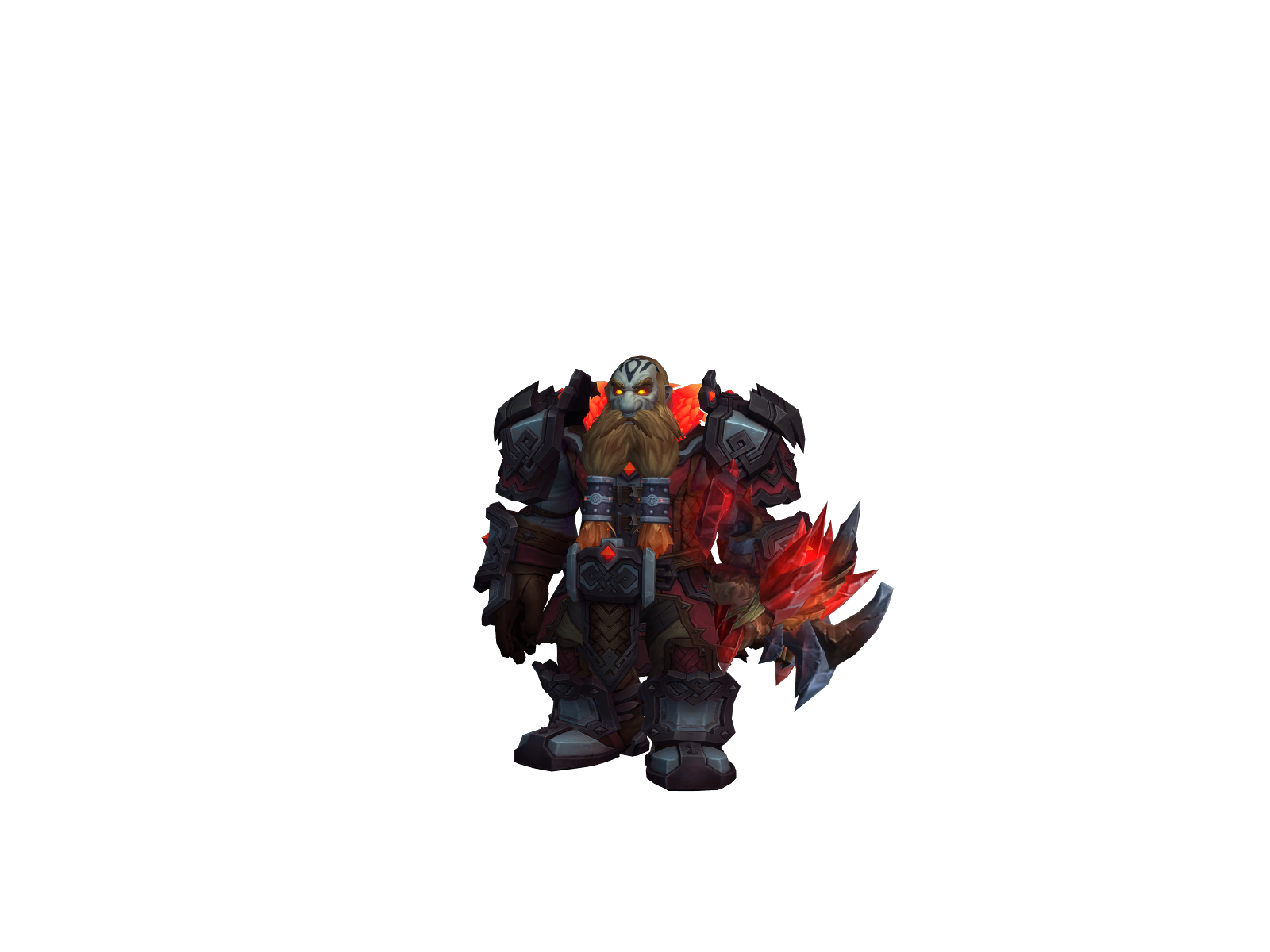 Allidof 3D character render