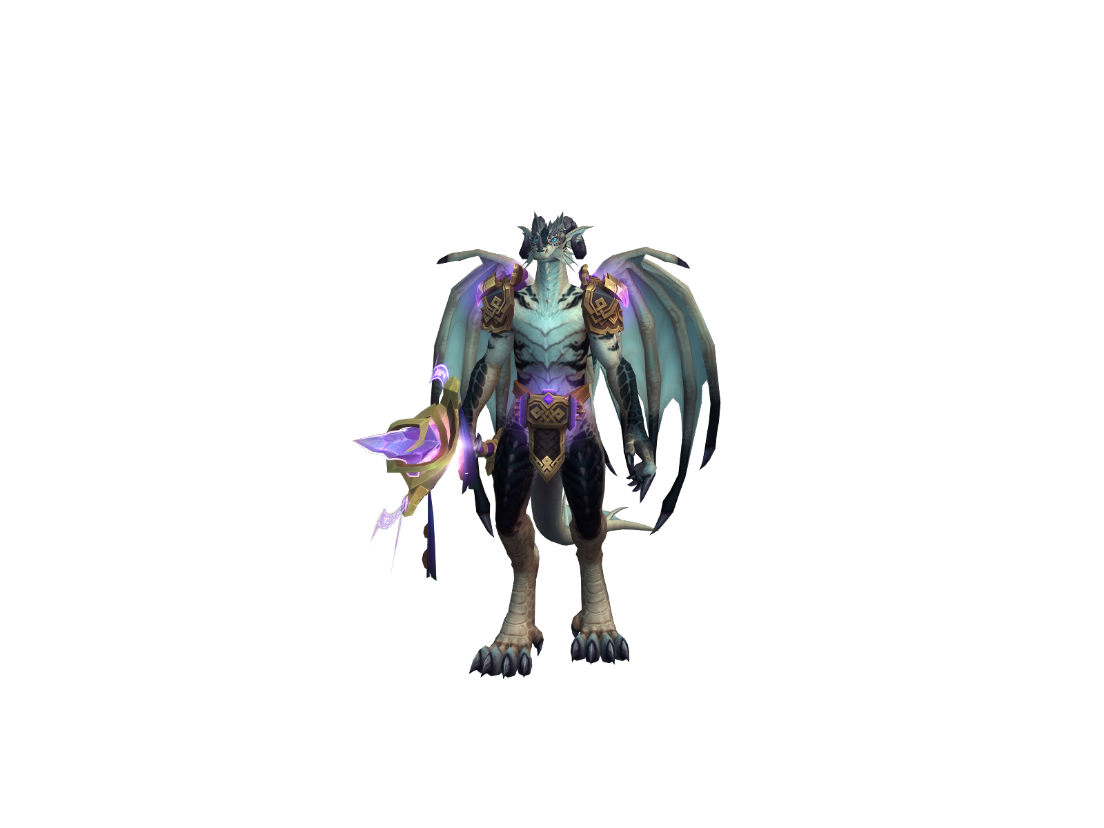 Dragoklish 3D character render