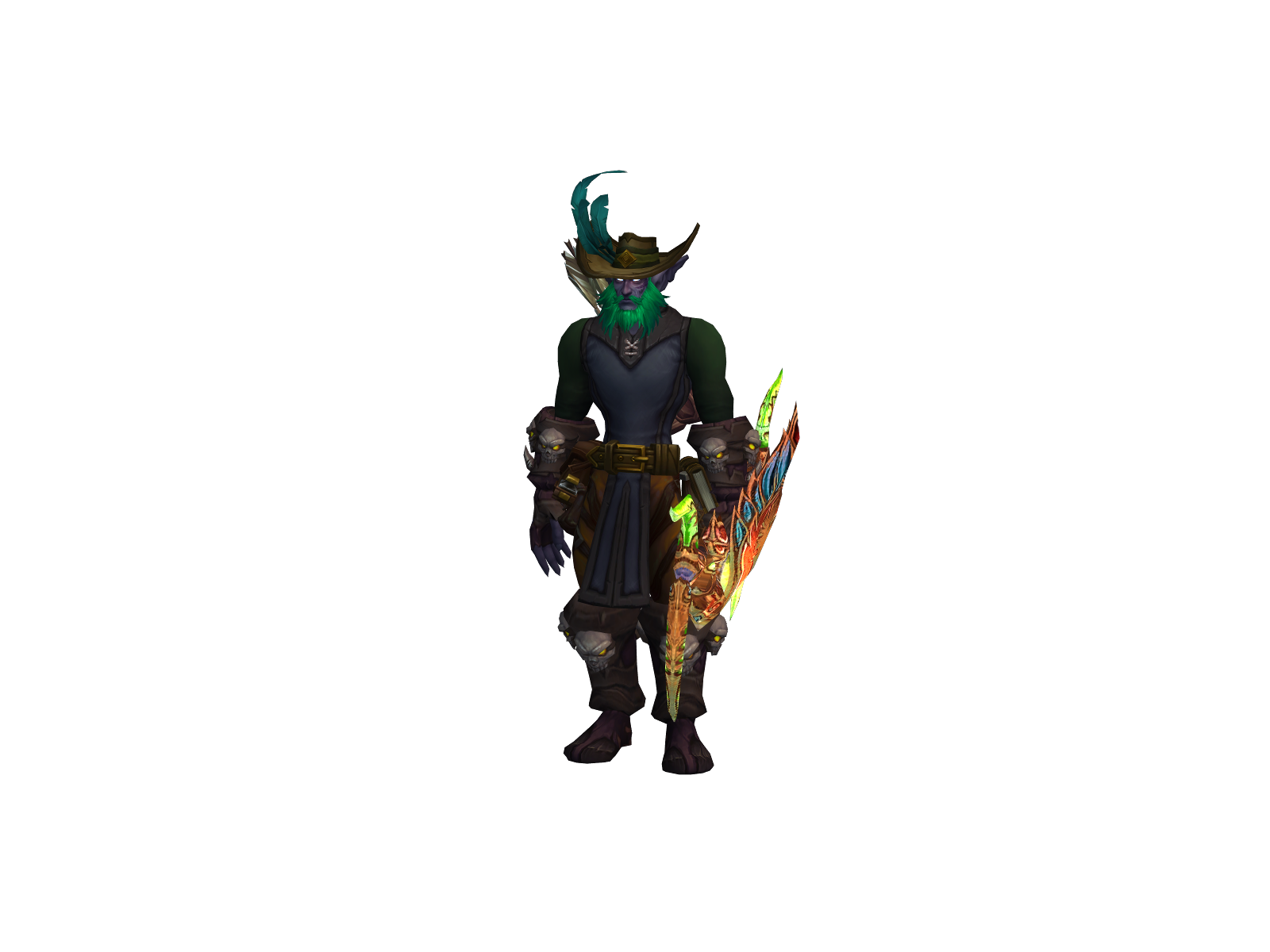Shestik 3D character render