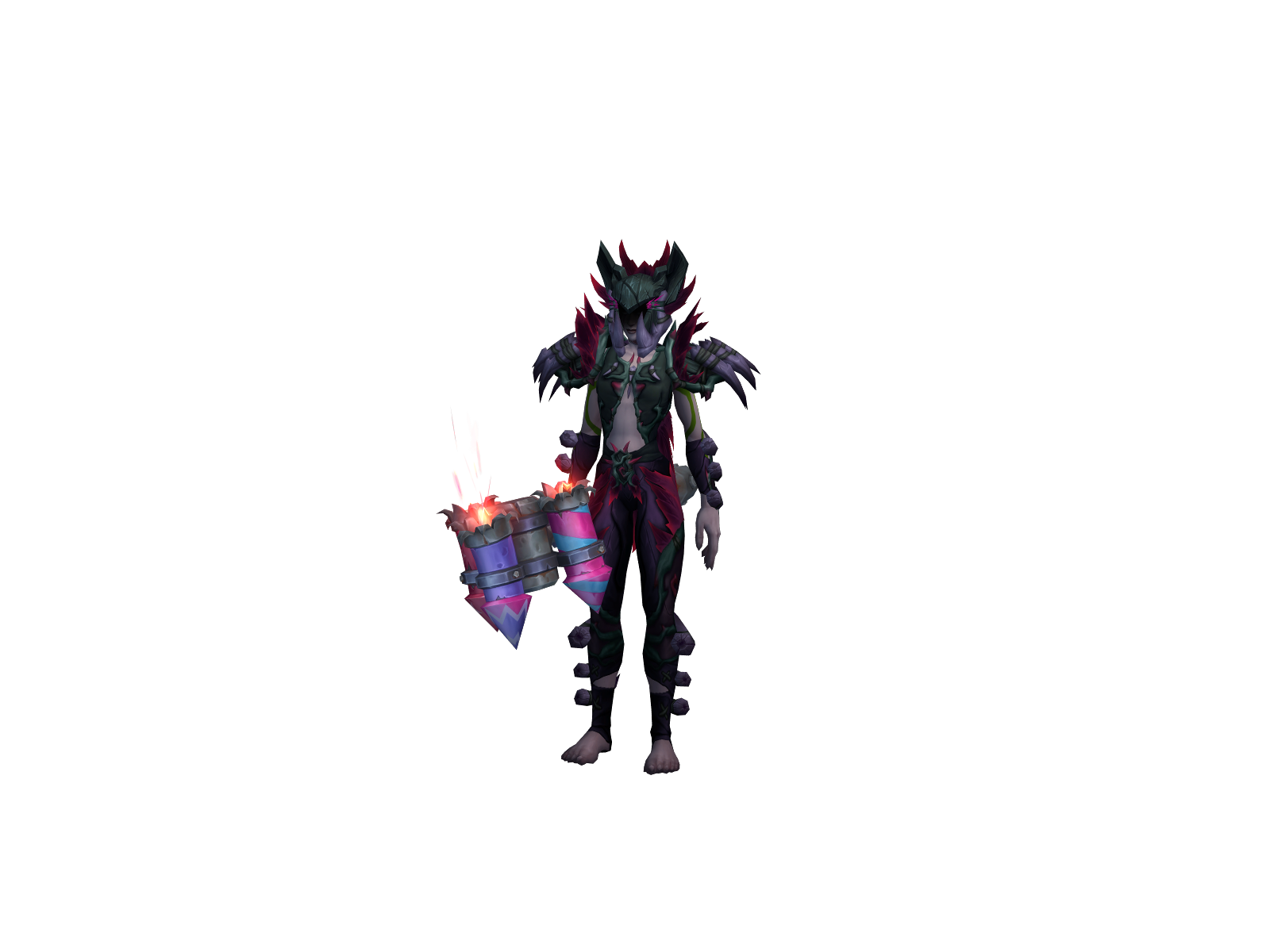 Elfd 3D character render