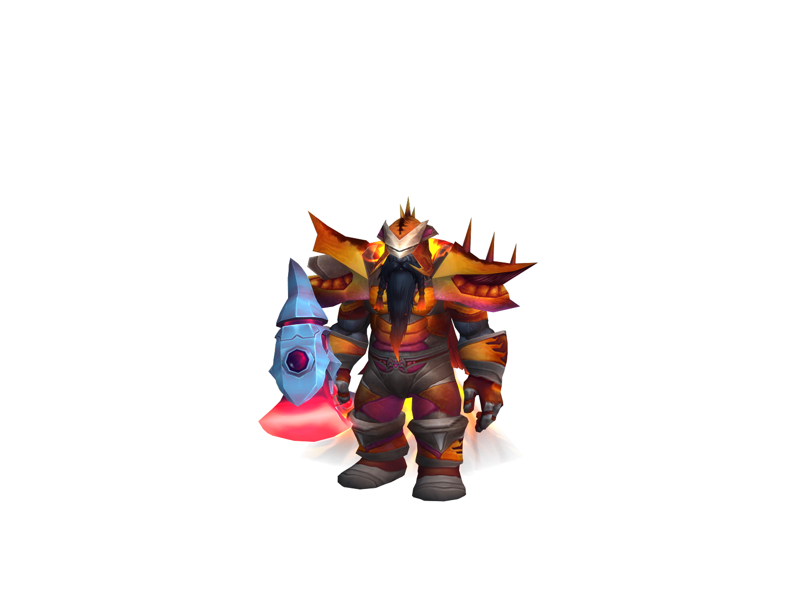 Golden 3D character render