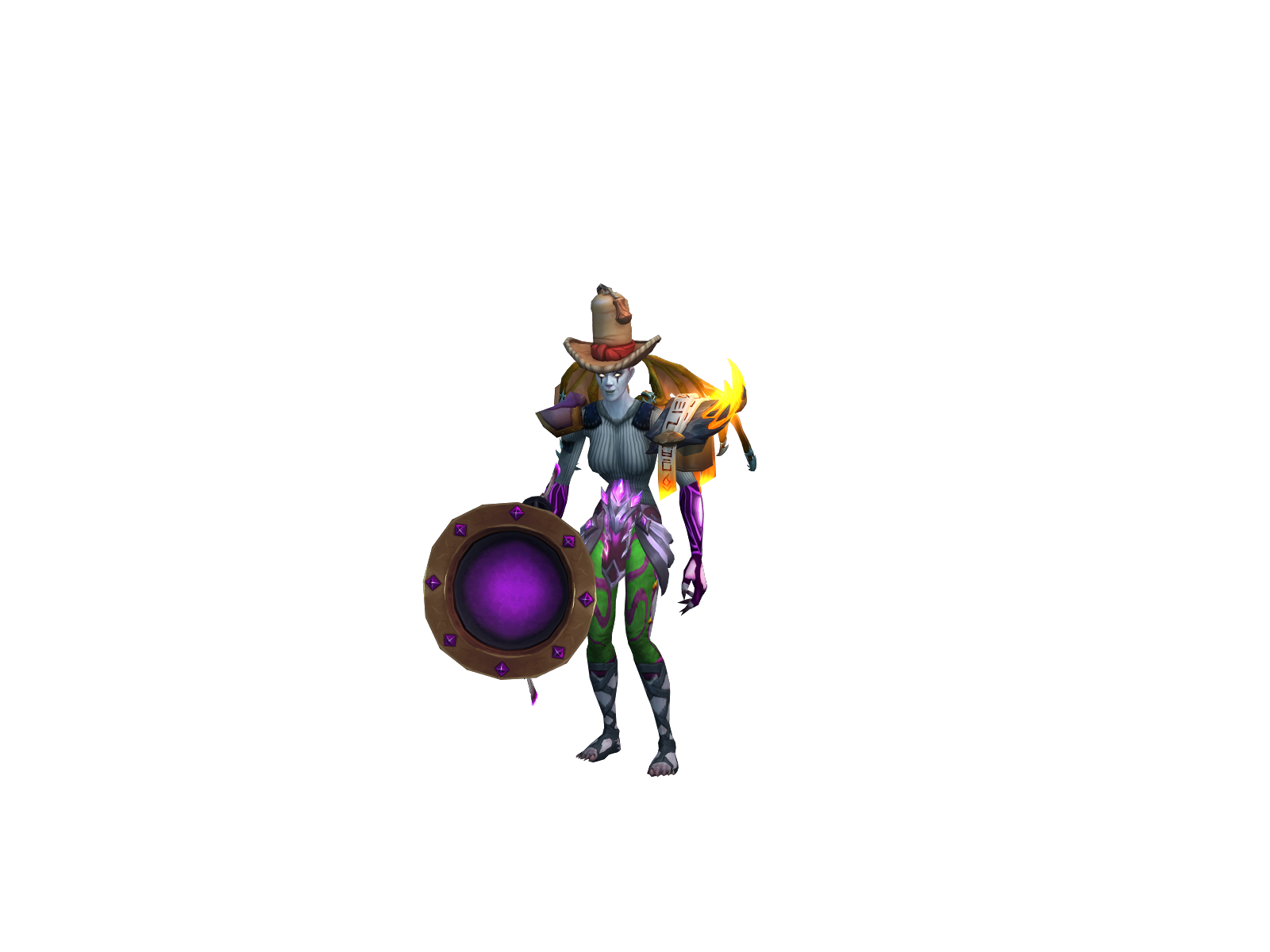 Coommuffer 3D character render