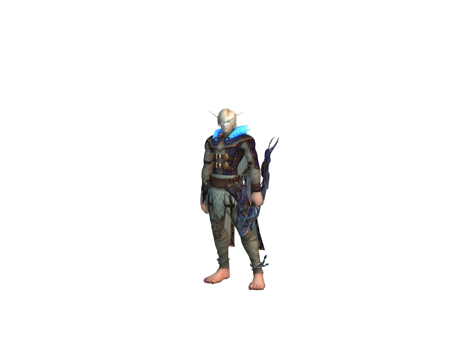 Linyria 3D character render