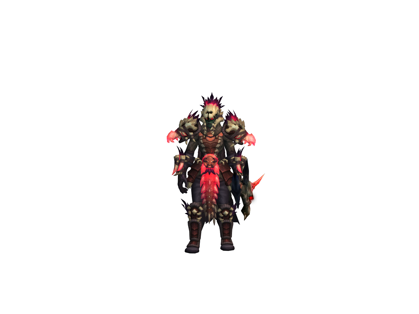 Nécrotiia 3D character render