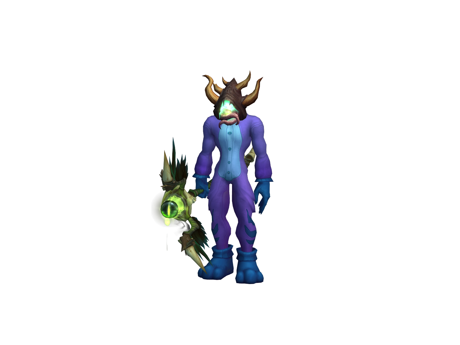 Hellabanks 3D character render