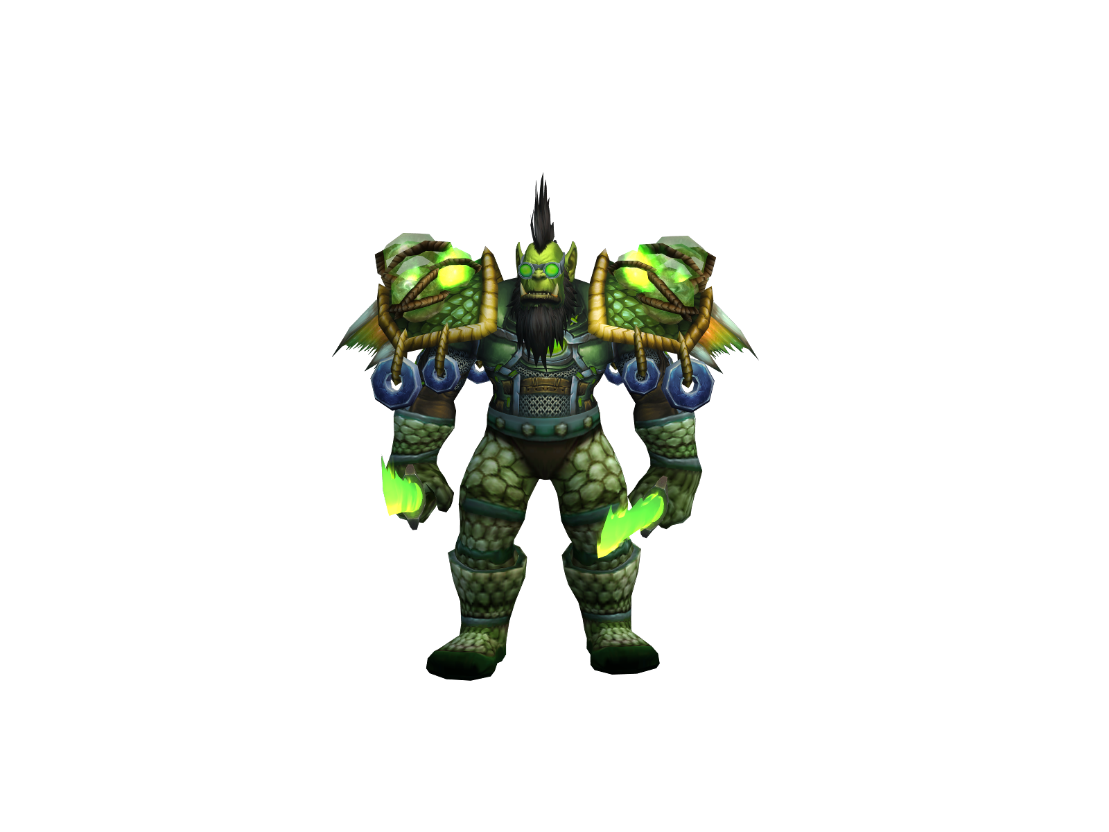 Hade 3D character render