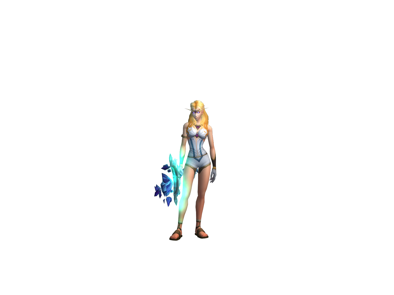 Lwing 3D character render