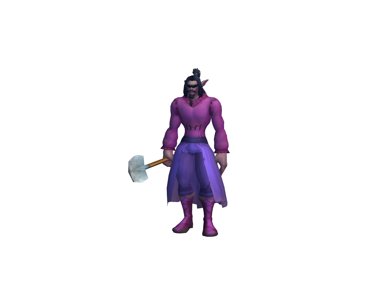 Fusroda 3D character render