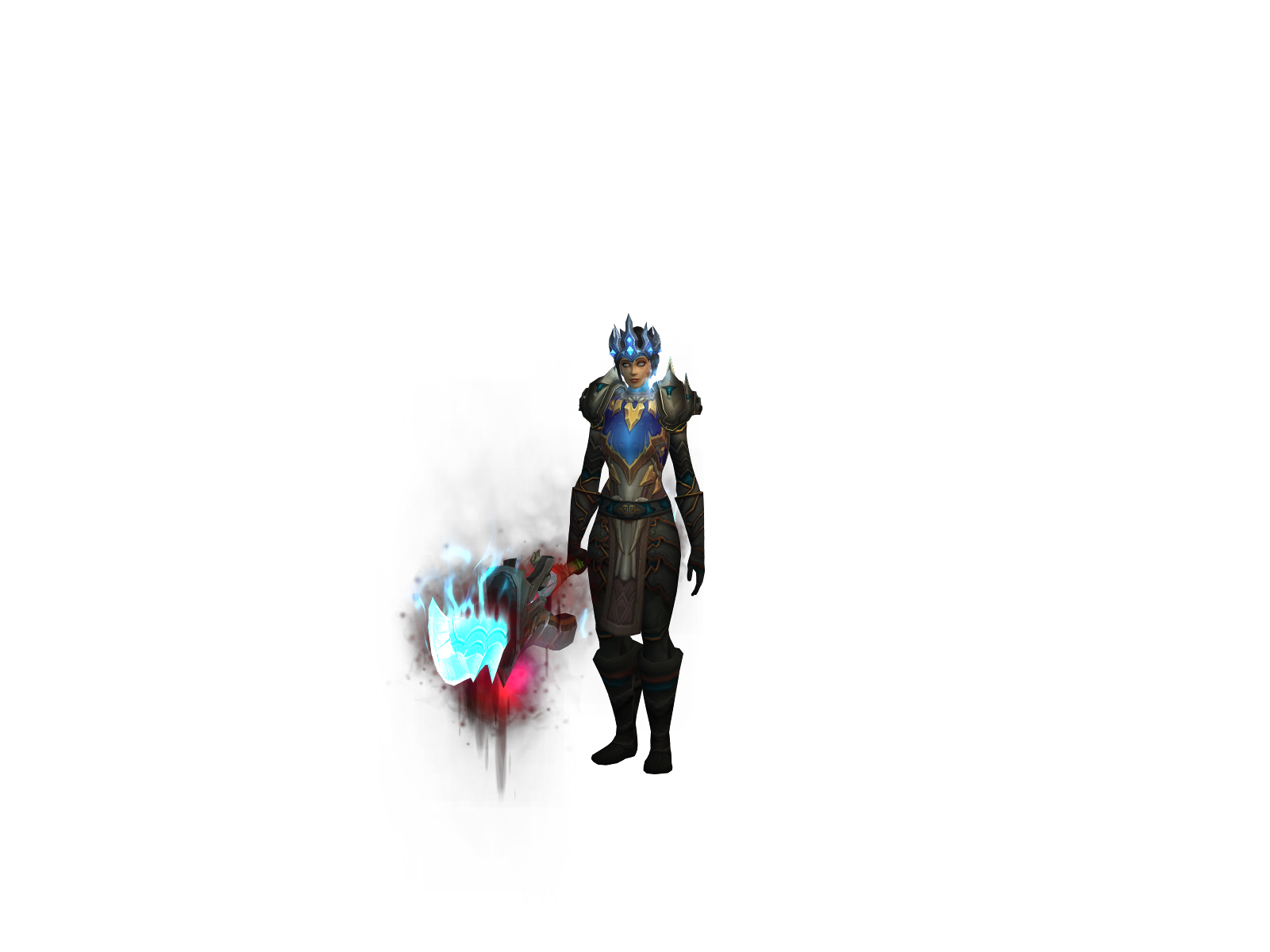 Yn 3D character render