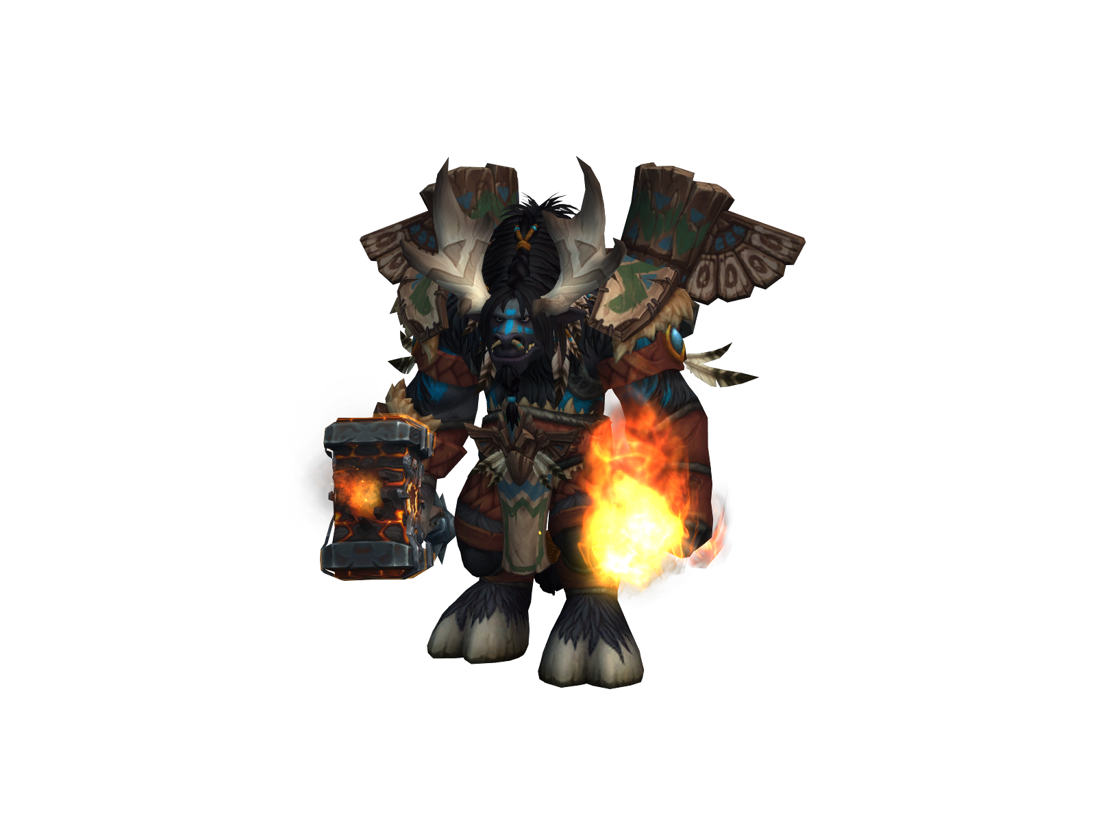 Sausagetotem 3D character render