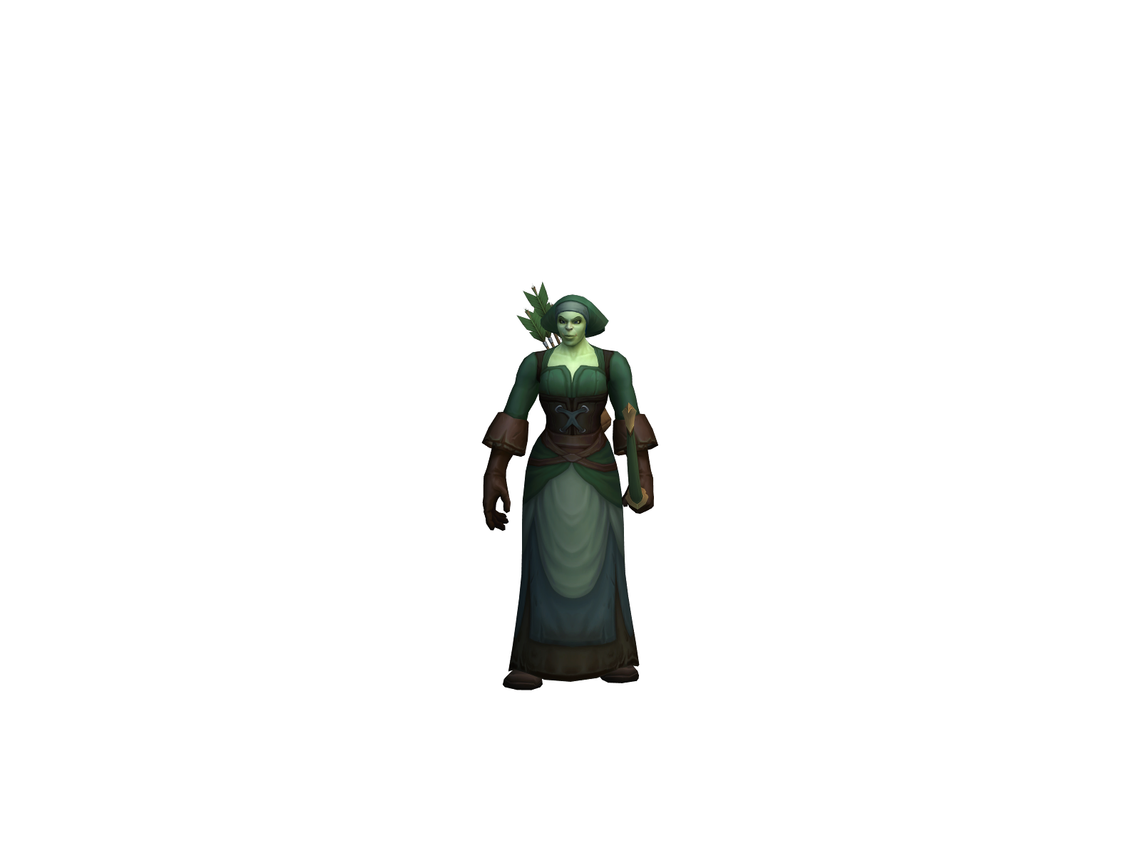 Routing 3D character render
