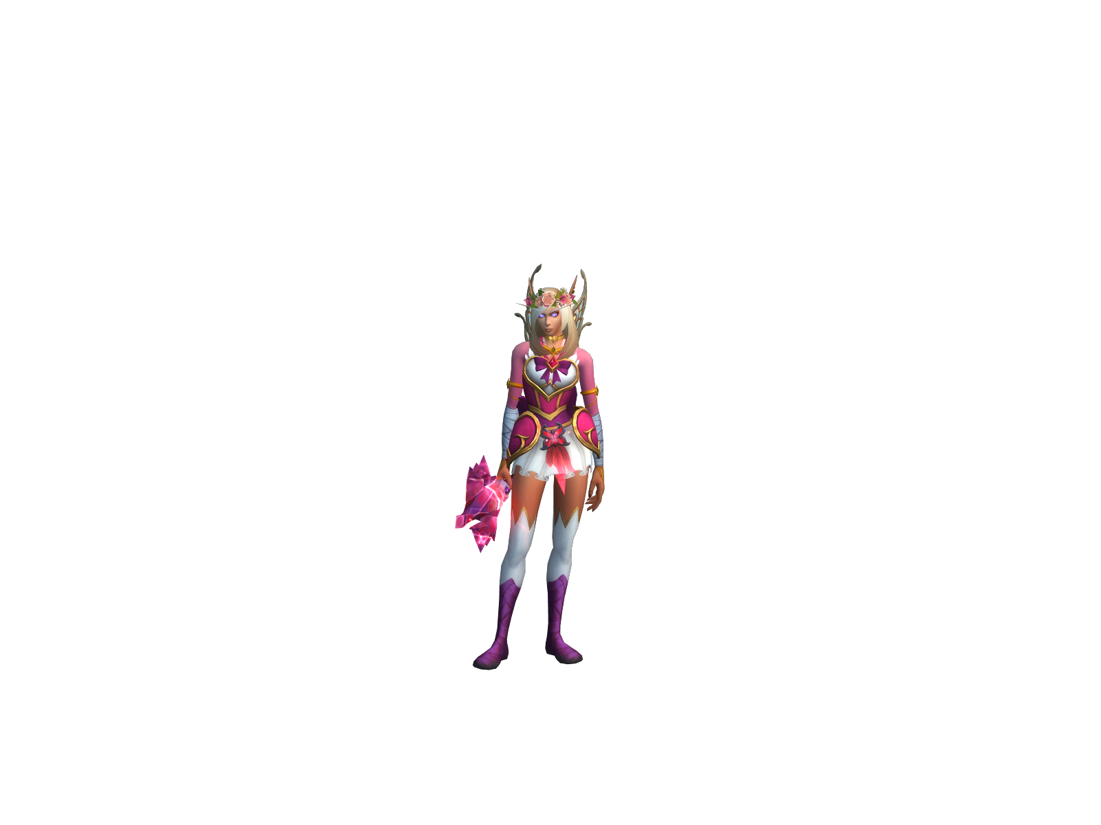Kailly 3D character render
