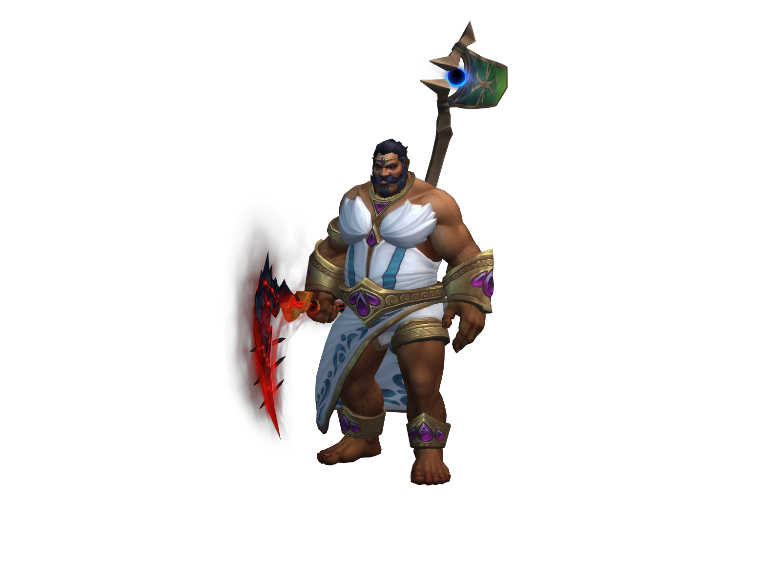 Prispakha 3D character render