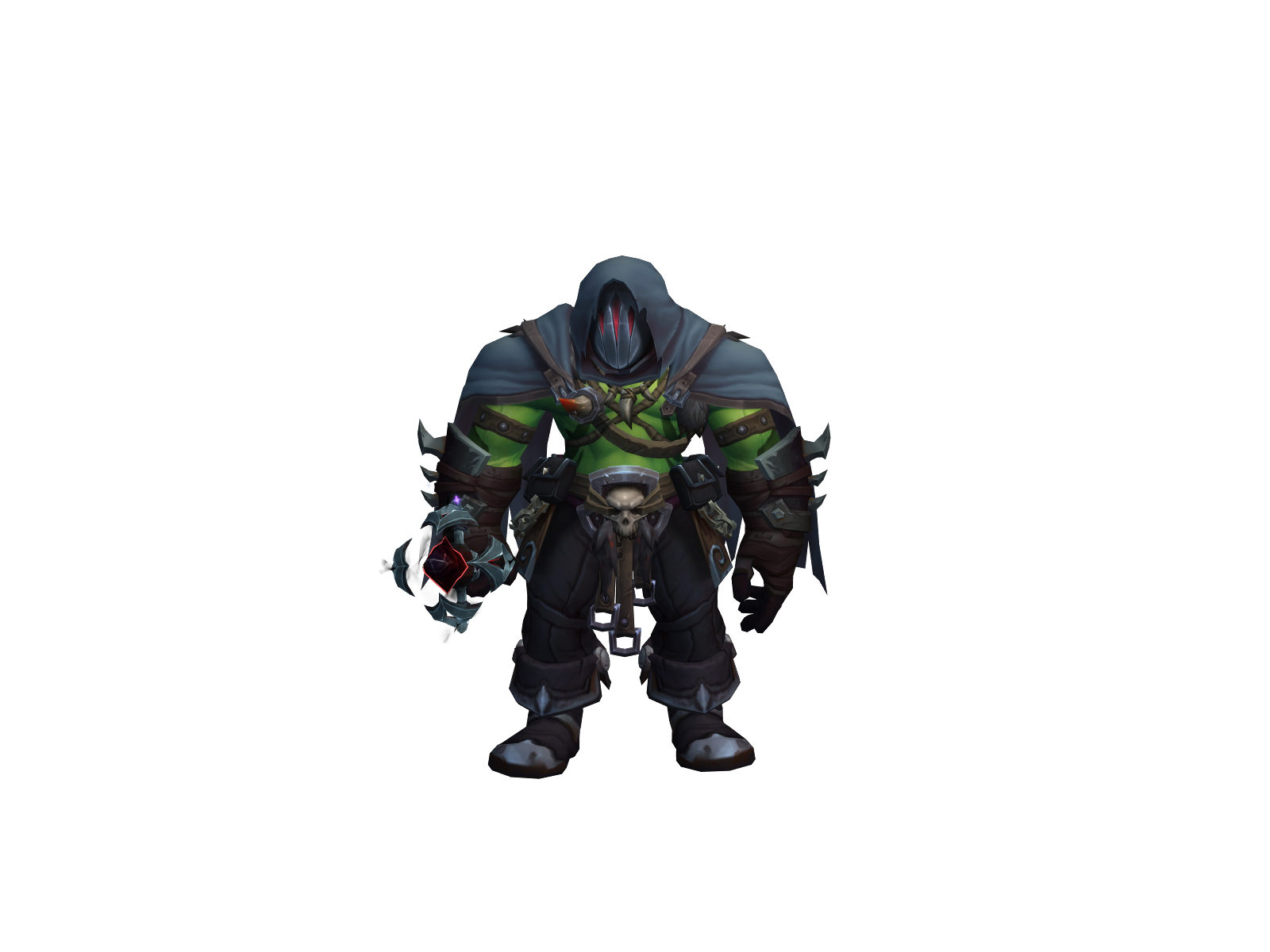 Monknutt 3D character render